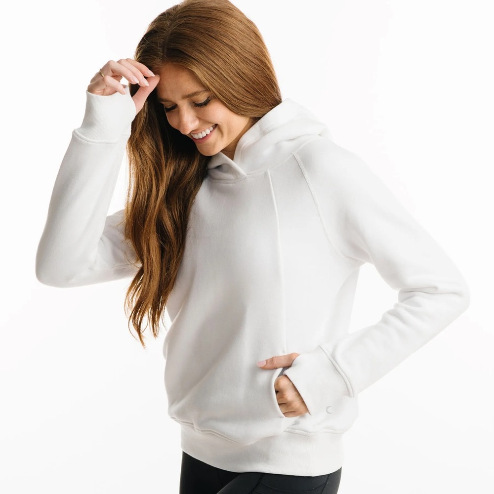 ZYIA- Oh so soft White Classic Hoodie
